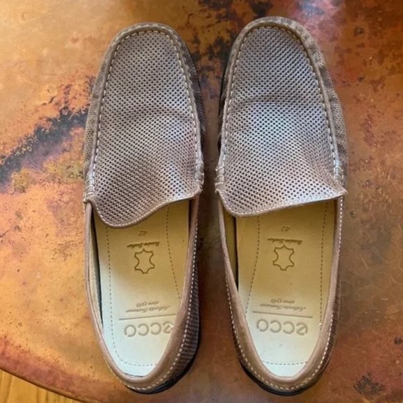Ecco Men\'s Slip On Driving Shoes Loafers Size EU 42 / 9.5-10 US